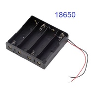 Battery Holder for 4 X 18650 Battery with Wires