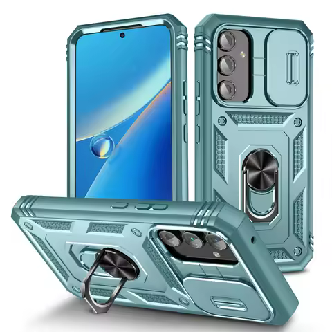 For Samsung A54 A34 A15 A52 A53 A13 A04S Finger Ring Protective Armor Case for Samsung Galaxy A54 5G