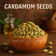 Green Cardamom PREMIUM QUALITY | Buah Pelaga kerala spice spices / Elakkai (Imported from Kerala Ind