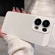Phone Case For OPPO A5 Pro A58 A78 A98 5G F23 F29 Pro K12s Realme GT7 Mesh heat dissipation Casing W