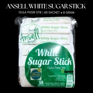 Ansell Granulated Sugar Stick 60*8 gr / Ansell White Sugar Stick 60 x 8 grams