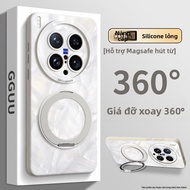 Ốp lưng GGUU cho Vivo X200 Ultra/X200S bằng silicon từ tính móc treo giá đỡ