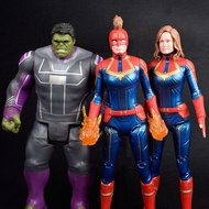 Large Size Avengers Hulk Captain Marvel Model Captain America Spider Toy Figure Doll Gift