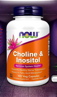 Choline & Inositol 100 Capsules by NOW FOODS