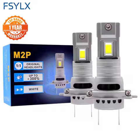 2 PCS M2P 60W H7 Led Headlight kit Fog Light H11 9005 HB3 H1 9006 H4 Car LED Lamp LED Headlights Bul