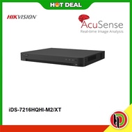 Hikvision iDS-7216HQHI-M2/XT Hikvision 16-ch 1080p 1U H.265 AcuSense DVR - Hikvision 16 Channel DVR 