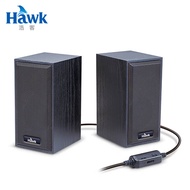 【Hawk 浩客】08-HGU206BK 二件式木質喇叭-黑