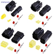 [xianyuan] 1 set 1/2/3/4/6/8/10/12 Pin Way Waterproof Wire Connector Plug Car connectors XY