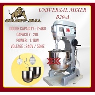 UNIVERSAL STAND MIXER / DOUGH MIXER B20-A C/W STD ACCS / MESIN ULI TEPUNG