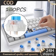 100Pcs Keyboard Tactile Switch Clicky Keyboard Switch Dustproof For Mechanical Keyboard