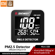Xiaomi YouPin Official Store PM2.5 Detector เครื่องวัดปริมาณฝุ่น 3in1 มี sensor วัดค่า PM2.5 วัดอุณหภูมิ วัดความชื้นในอากาศ เครื่องวัดค่าฝุ่นไร้สาย เครื่องวัดค่าฝุ่นขนาดเล็ก