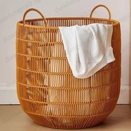 Imitation Storage Basket Rattan Waterproof Laundry Basket Bathroom Laundry Hamper Laundry Basket