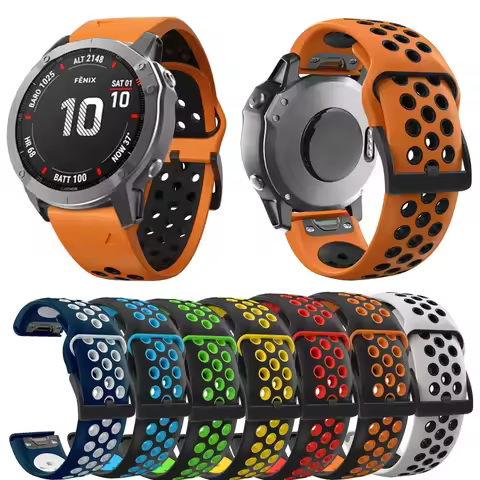 For Garmin Instinct 2X Solar QuickFit Silicone Watch Strap Watchband 26mm 22mm For Garmin Fenix 6X 6