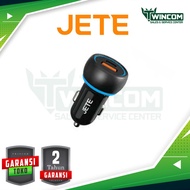 JETE Car Charger J5 Dual Port USB Type C Fast Charging 48W Car Charger Plug Adapter hp