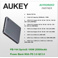 Aukey PB-Y44 SprintX 100W 20000mAh Power Bank With PD 3.0 QC3.0