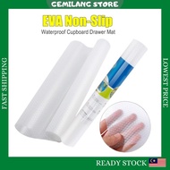 Drawer Meja Cabinet Kitchen Mat Plastic Waterproof Cupboard Table Plastik Alas Almari Perabot Rumah