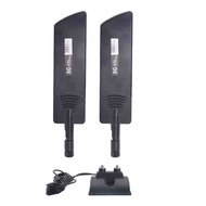 5G WiFi Dual Band Sucker Antenna 42Dbi Signal Booster Amplifier Antenna for CPE MC801 Network Card Router Modem Black SMA Male