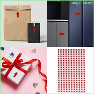 RAN 60 Sheets Pack Arrows Labels Practical Arrows Stickers Small Arrows Stickers Self Adhesive Arrow