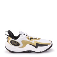 Sepatu Under Armour Spawn 5 Basketball White Gold Men Original