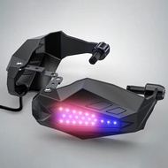 For KTM duke 390 Universal Motorcycle Windshield Hood Handguard With Turn Signals And Diurnal Lamp B