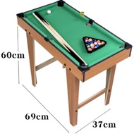 ♙27x14 inches Mini billiard Table for Kids wooden with tall feet billiard table set taco billiards