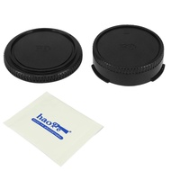 Camera Body Cap and Rear Lens Cap Cover Kit for Canon FD FL Mount 35mm SLR Film Camera Lens Such as 