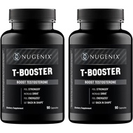 Nugenix T Booster - Free Testosterone Booster Supplement for Men, 180 Count E4XY