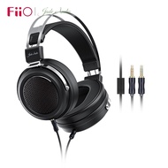 FiiO JadeAudio JT1 Professional Studio Headphones for Recording Gaming with Microphone 50mm Diaphrag