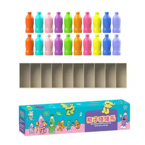 Children's Fun Beverages Color Match Toys Early Childhood Guessing Memory Training Interactive Board