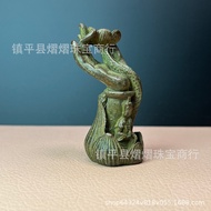 Retro Brass Lotus Bergamot Incense Holder Desktop Ornaments Zen Guanyin Lotus Play Distressed Manufa