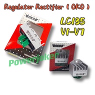 LC135 V1 V2 V3 V4 V5 V6 V7 LC135 New (Original OKO) Regulator Rectifier/ Katau /Charger Bateri (Good