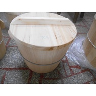 100% Made In Taiwan Natural Fir Steamed Rice Barrel 5kg Pack With Lid Size W38d38h33cm Please Inquir
