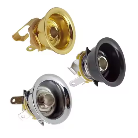 2023 HOT 6.35mm 1/4' Jack Plug Socket Output Plate for Telecaster TL Guitar Guitar Parts Accessories