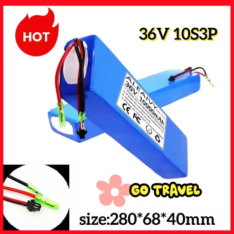 18650 lithium ion Battery Pack 10Ah 10s3p 36V Battery for FIIDO D1/D2/D2S D4S Folding Moped City Bat