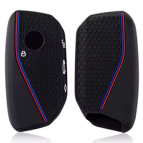 Silicone Car Key Case Cover Protect Shell Fob For BMW I7 X7 G07 LCI IX I20 X1 U11 7 Series G70 G09 X