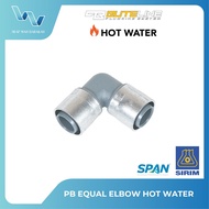 BUTELINE PB EQUAL ELBOW FITTING HOT WATER COMPRESS - SIRIM & SPAN CERTIFIED