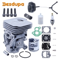 41mm Cylinder Piston Carburetor Repair Kit For Husqvarna 435 435E 440 440E 440 II 135 140 Chainsaw F