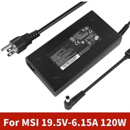 19.5V 6.15A 120W Laptop Power Adapter Charger For Chicony A120A007L A12-120P1A For MSI GL62M GE60 GE