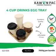 PK 4 CUP DRINKS EGG TRAY || 150PCS/PACKET