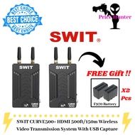 SWIT CURVE500+ HDMI 500ft/150m Wireless Video Transmission System With USB Capture