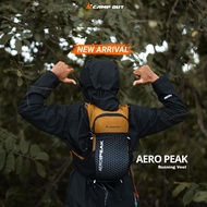 Camp Out Aero Peak 10L Hydration Running Vest – Lightweight Trail Running Backpack - Tektok Summit R