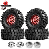 132 Tire 2.6-inch Metal Wheel Hub for CROSSRC 1/8 Big Tiger Big Rhinoceros H8H RC Car Metal Upgrade 