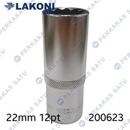 MATA LONG SOCKET WRENCH 1/2" X 22MM 12PT LAKONI PRO 22 MM SOCKET SOCKET