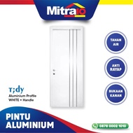 Dijual Tidy Pintu Aluminium Profile White 70X200Cm R Berkualitas