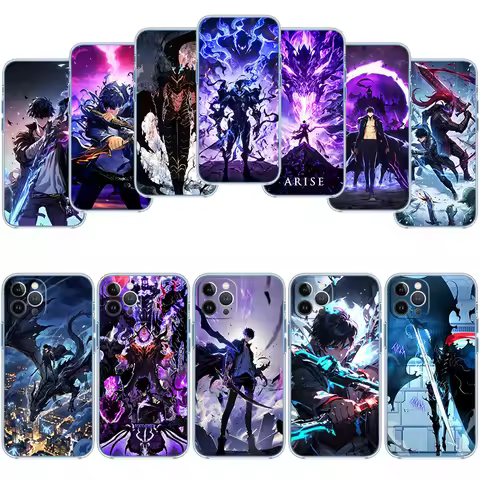 S-Solos L-levelings Transparent Phone Case for Motorola Moto Edge Plus G200 G23 E13 E15 E20 E30 G62