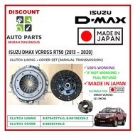 🔥MADE IN JAPAN🔥 11 INCH ISUZU DMAX VCROSS V-CROSS RT50 (2013 – 2020) CLUTCH LINING COVER BEARING MAN