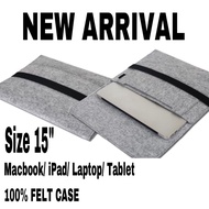 15 inch LIGHT GRAY TABLET LAPTOP COVER
