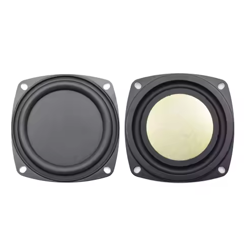 2Pcs Woofer Speaker Passive Radiator 3 Inch Sponge Diaphragm Auxiliary Strengthen Bass Vibration Mem