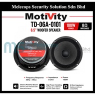 MOTIVITY TD-06A-0101 6.5'' 100W Woofer Speaker 8ohm (1 Unit)