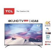 TCL 43A8 LED TV 43 Inch ANDROID SMART TV 4K UHD Google voice Netflix Bluetooth